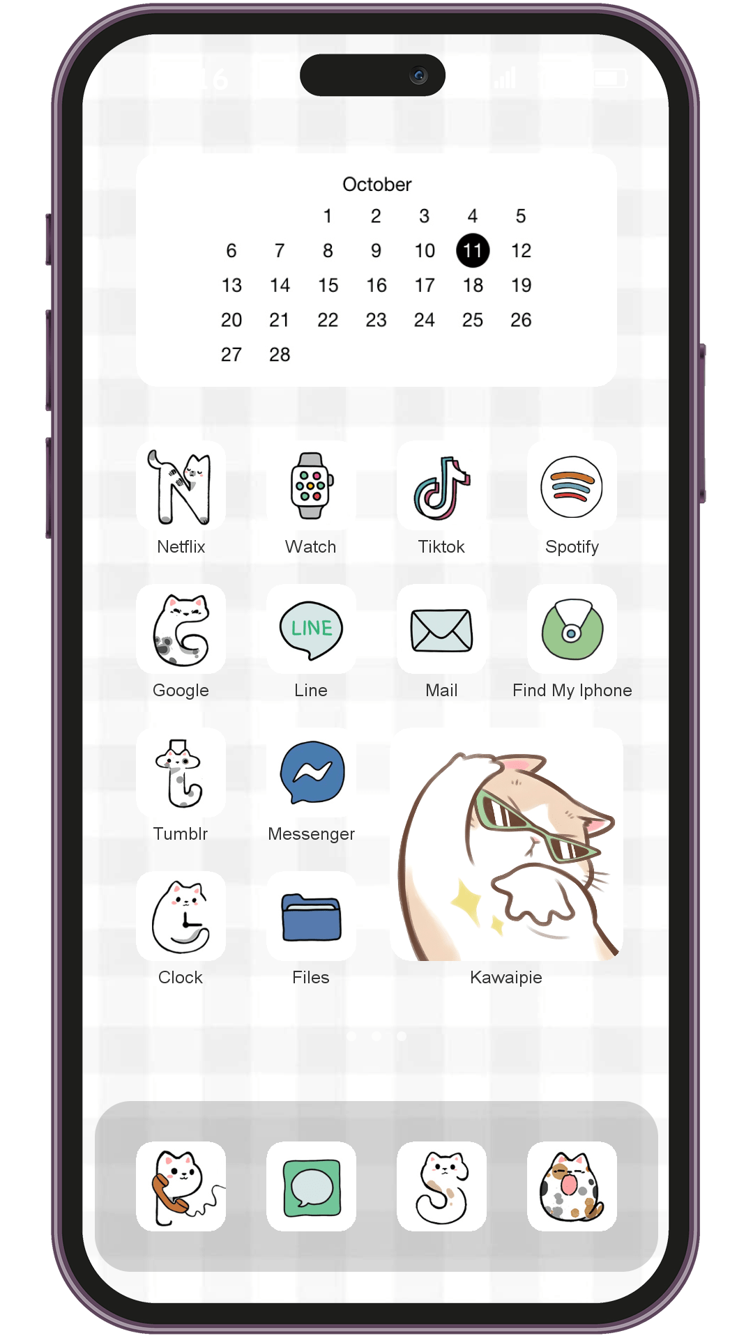 Paint Cute Cat Phone Preview 2